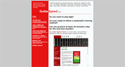 Desktop Screenshot of guitarspeed.com